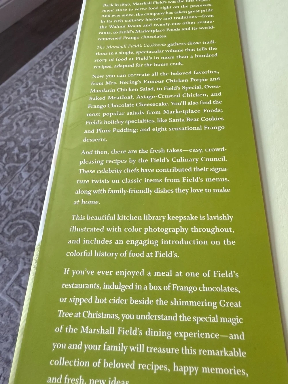 The Marshall Field's Cookbook - 2006